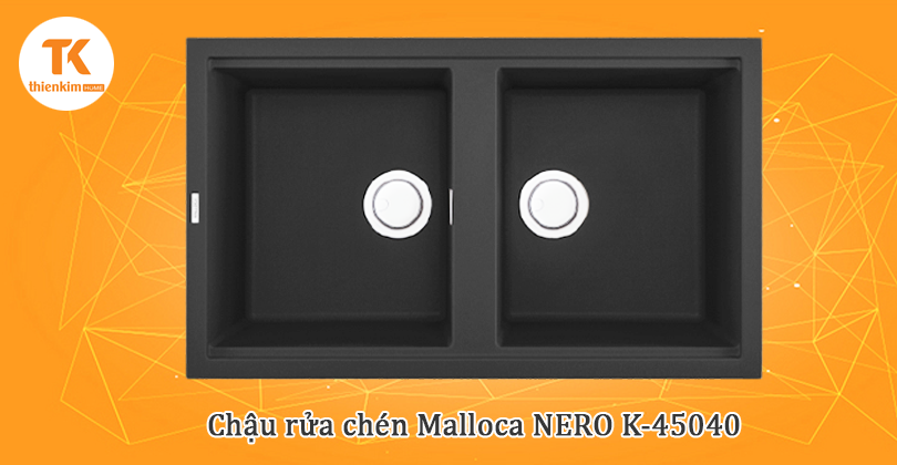 Hình ảnh chậu rửa chén Malloca NERO K-45040